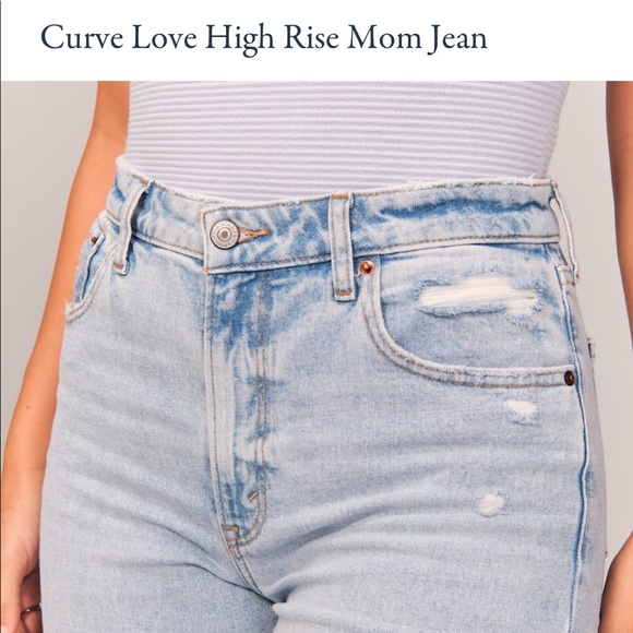 Abercrombie Curve Love Mom Jeans size 27short - Picture 4 of 11